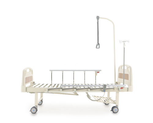 Кровать медицинская электрическая для лежачих больных DB-7 (MЕ-2018Н-00) (2 функции) с полкой и накроватным столиком